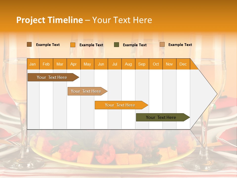 Barbecue Thanksgiving Roast PowerPoint Template