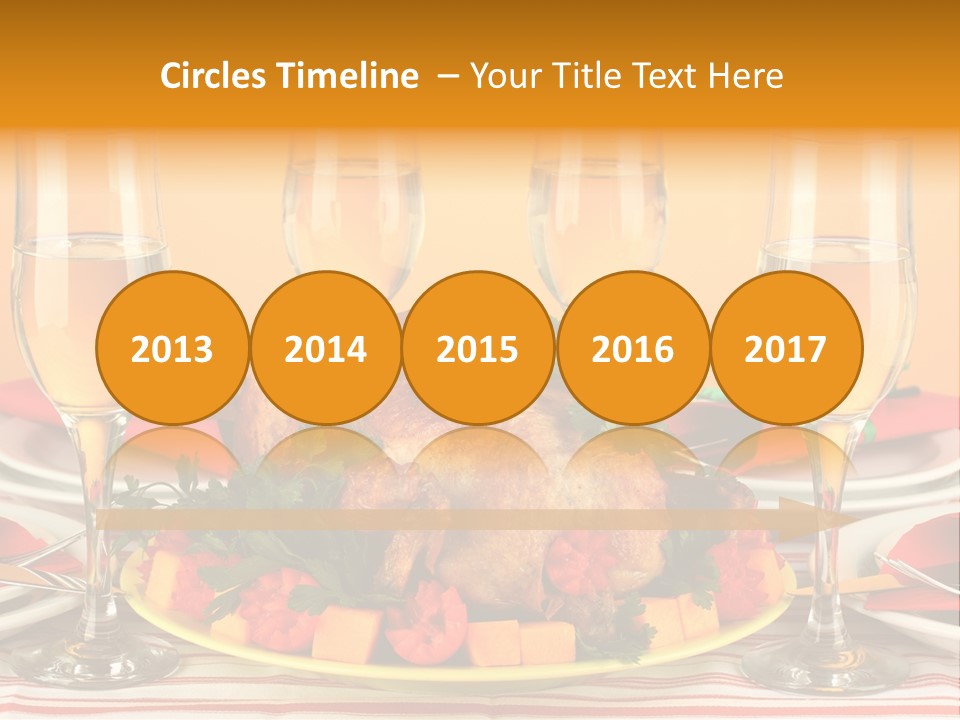 Barbecue Thanksgiving Roast PowerPoint Template