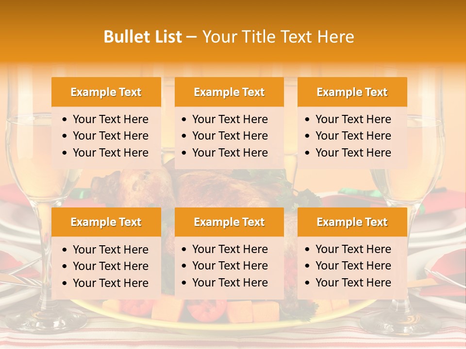 Barbecue Thanksgiving Roast PowerPoint Template
