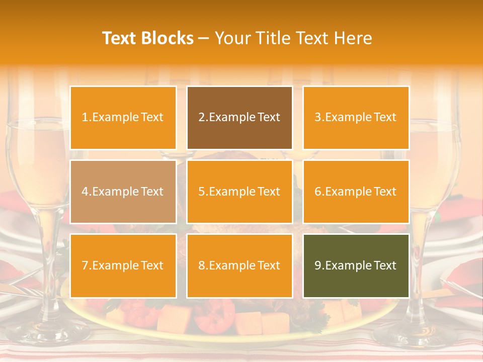 Barbecue Thanksgiving Roast PowerPoint Template