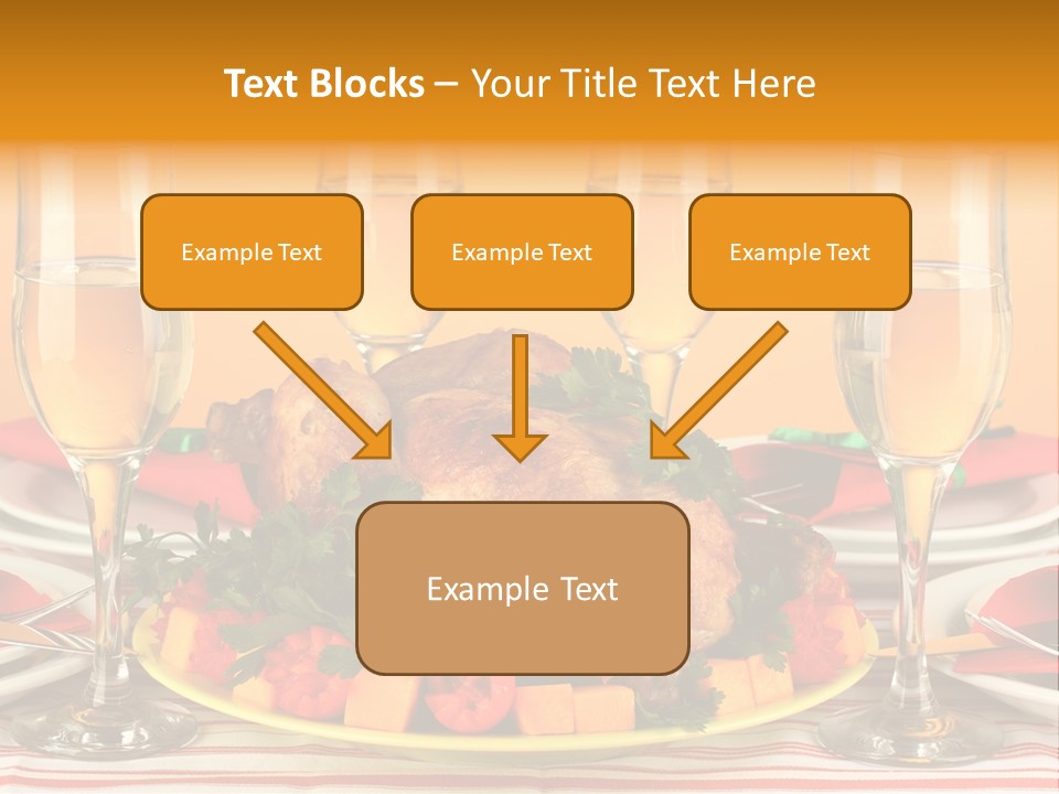 Barbecue Thanksgiving Roast PowerPoint Template