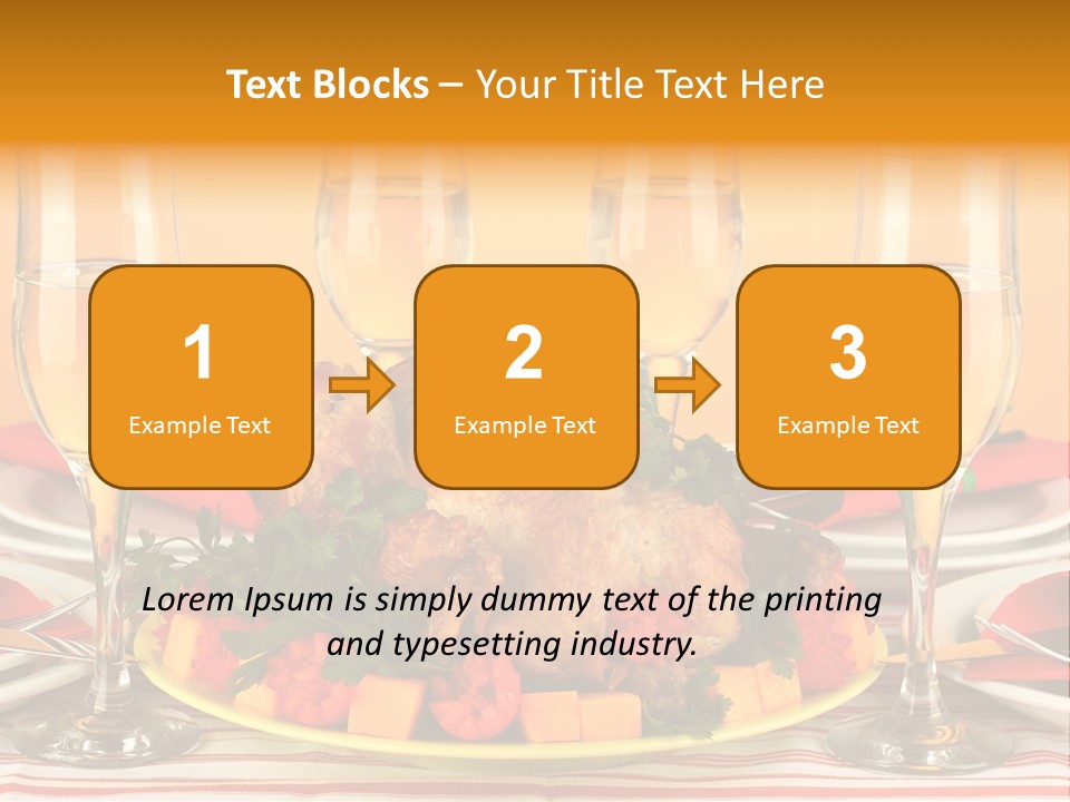 Barbecue Thanksgiving Roast PowerPoint Template