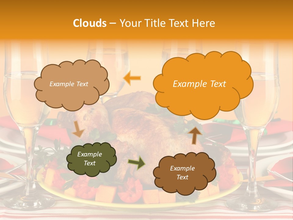 Barbecue Thanksgiving Roast PowerPoint Template