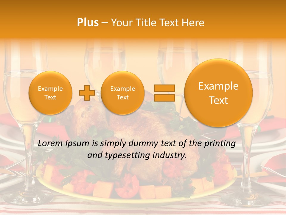 Barbecue Thanksgiving Roast PowerPoint Template