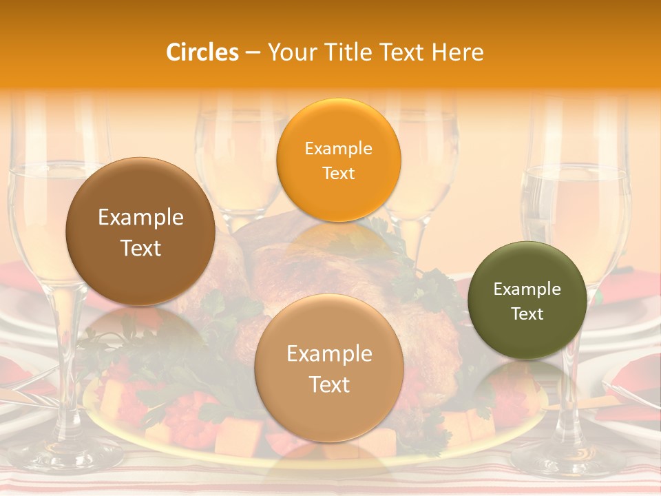 Barbecue Thanksgiving Roast PowerPoint Template