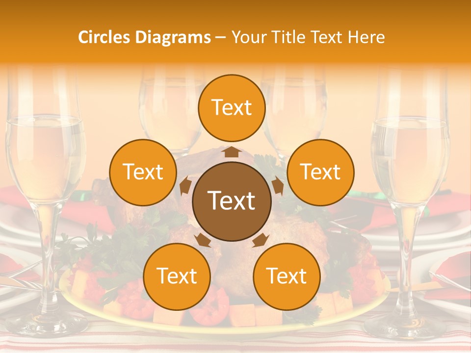 Barbecue Thanksgiving Roast PowerPoint Template