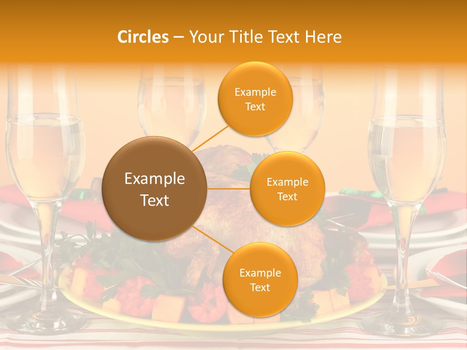 Barbecue Thanksgiving Roast PowerPoint Template
