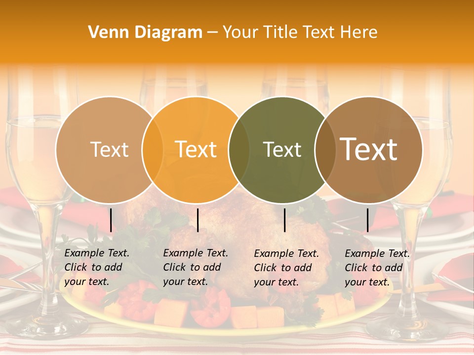 Barbecue Thanksgiving Roast PowerPoint Template