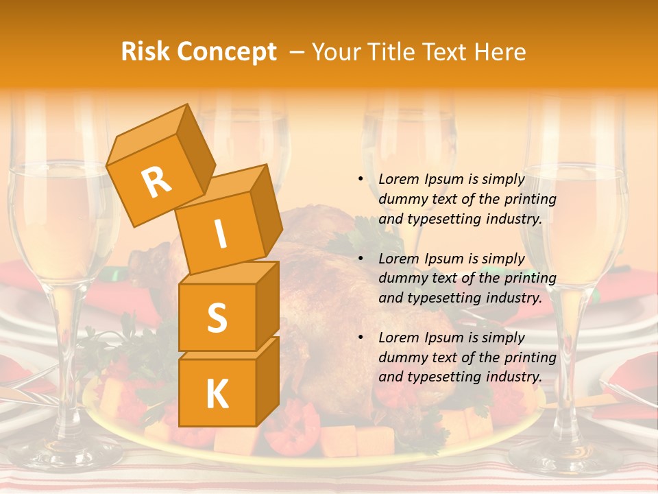 Barbecue Thanksgiving Roast PowerPoint Template
