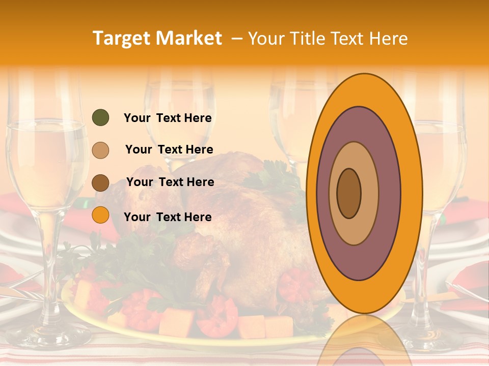 Barbecue Thanksgiving Roast PowerPoint Template