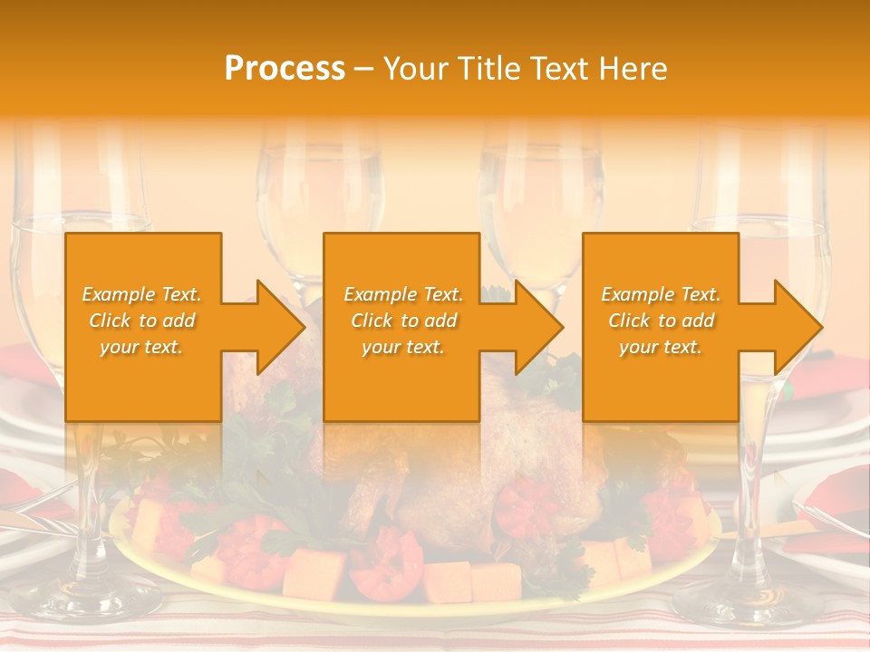 Barbecue Thanksgiving Roast PowerPoint Template