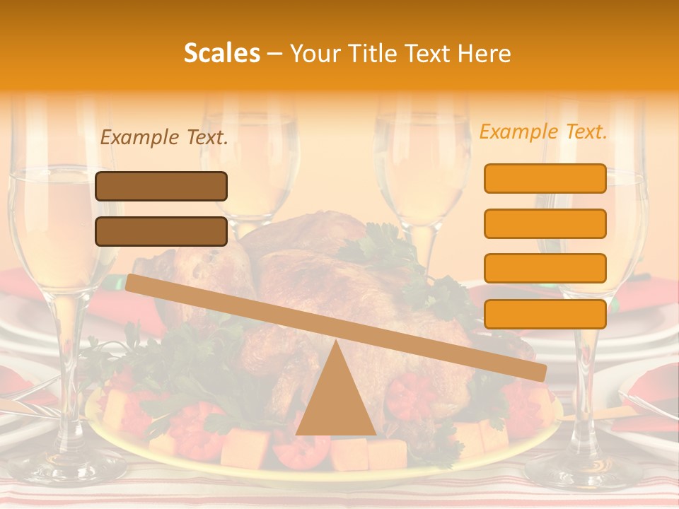 Barbecue Thanksgiving Roast PowerPoint Template