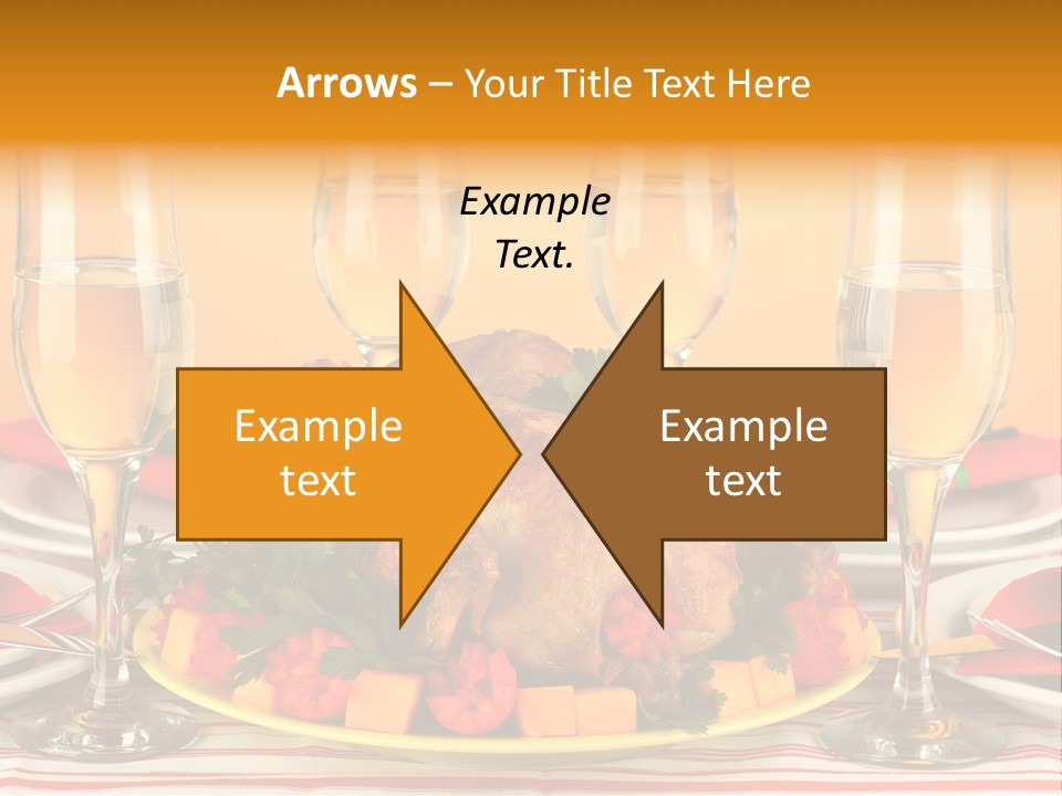Barbecue Thanksgiving Roast PowerPoint Template