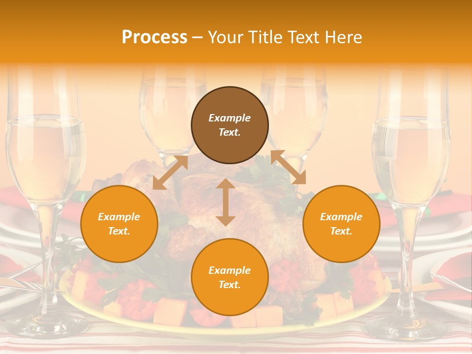 Barbecue Thanksgiving Roast PowerPoint Template
