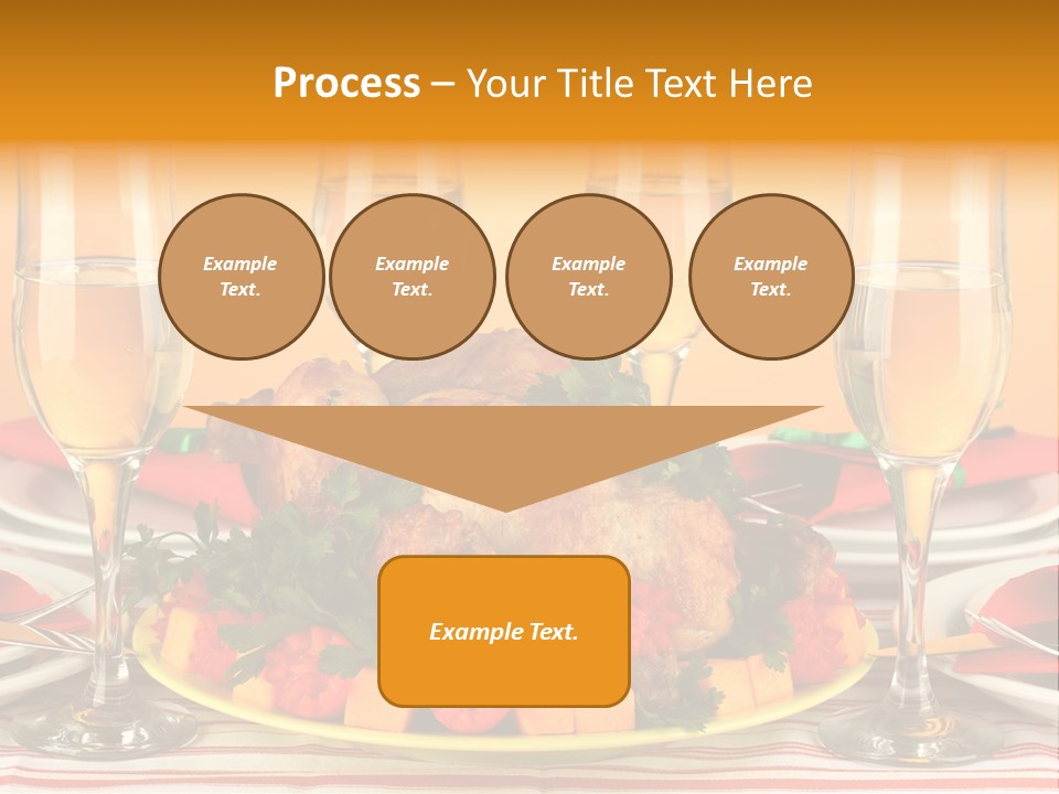 Barbecue Thanksgiving Roast PowerPoint Template