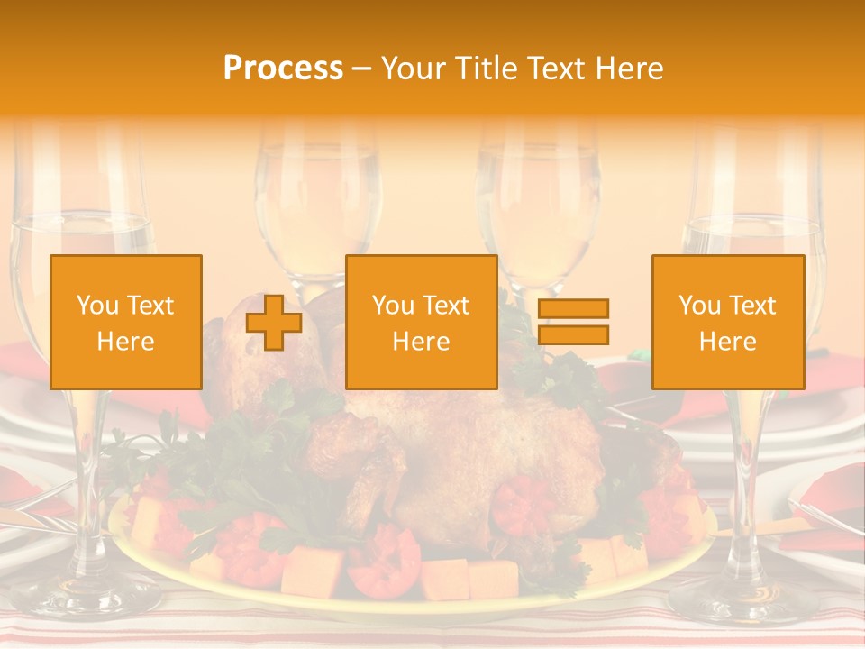 Barbecue Thanksgiving Roast PowerPoint Template