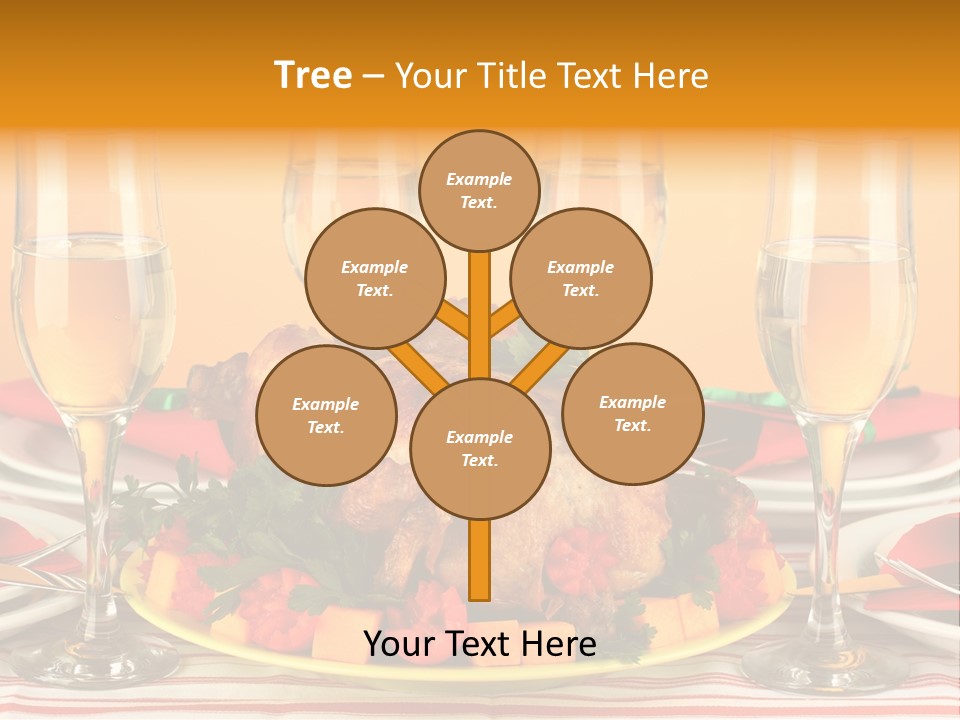 Barbecue Thanksgiving Roast PowerPoint Template
