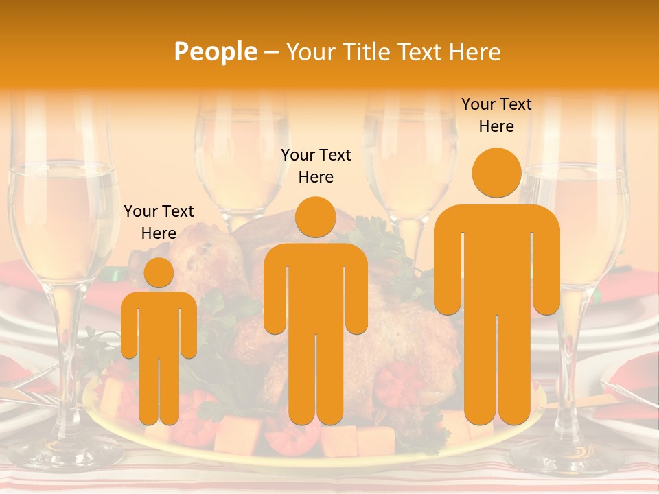 Barbecue Thanksgiving Roast PowerPoint Template