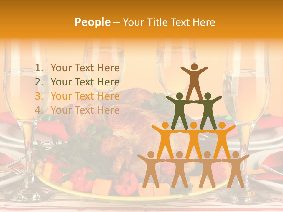 Barbecue Thanksgiving Roast PowerPoint Template