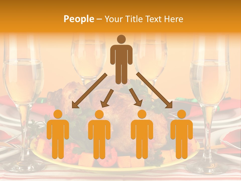 Barbecue Thanksgiving Roast PowerPoint Template
