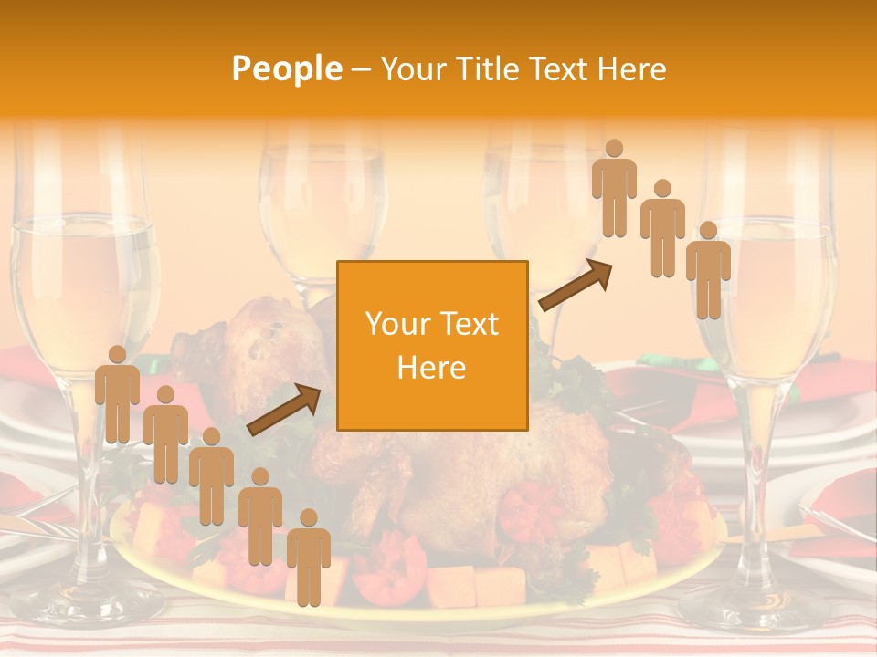 Barbecue Thanksgiving Roast PowerPoint Template