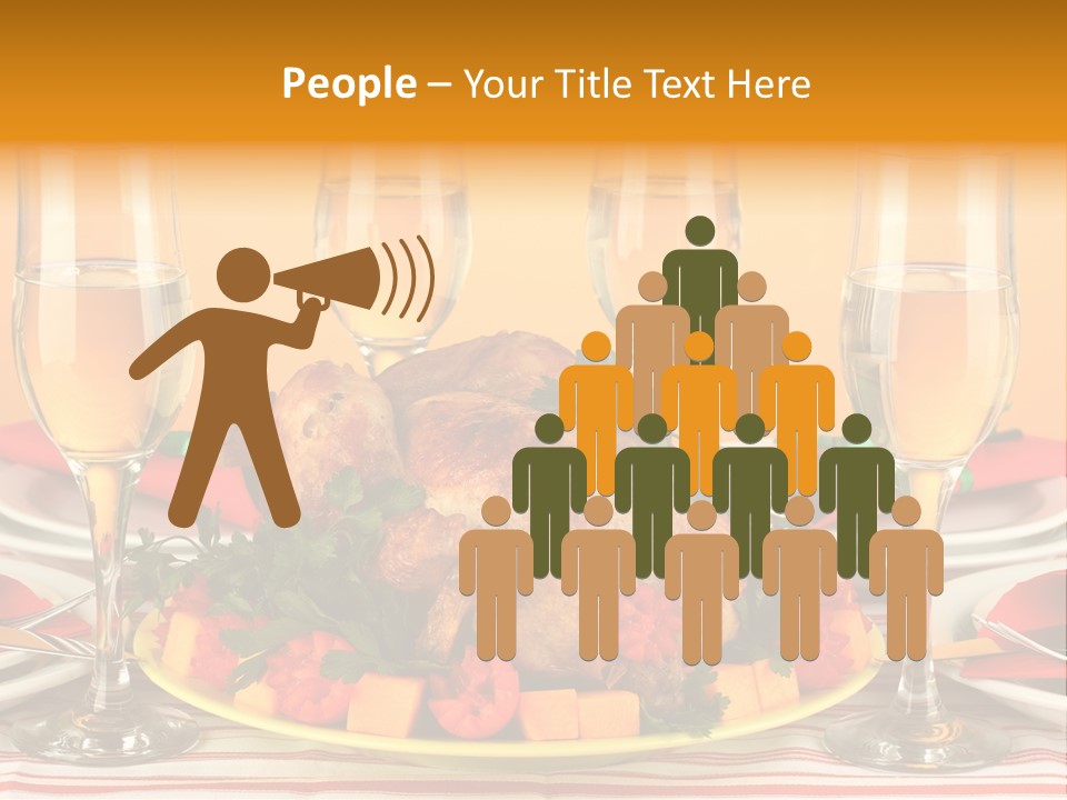 Barbecue Thanksgiving Roast PowerPoint Template