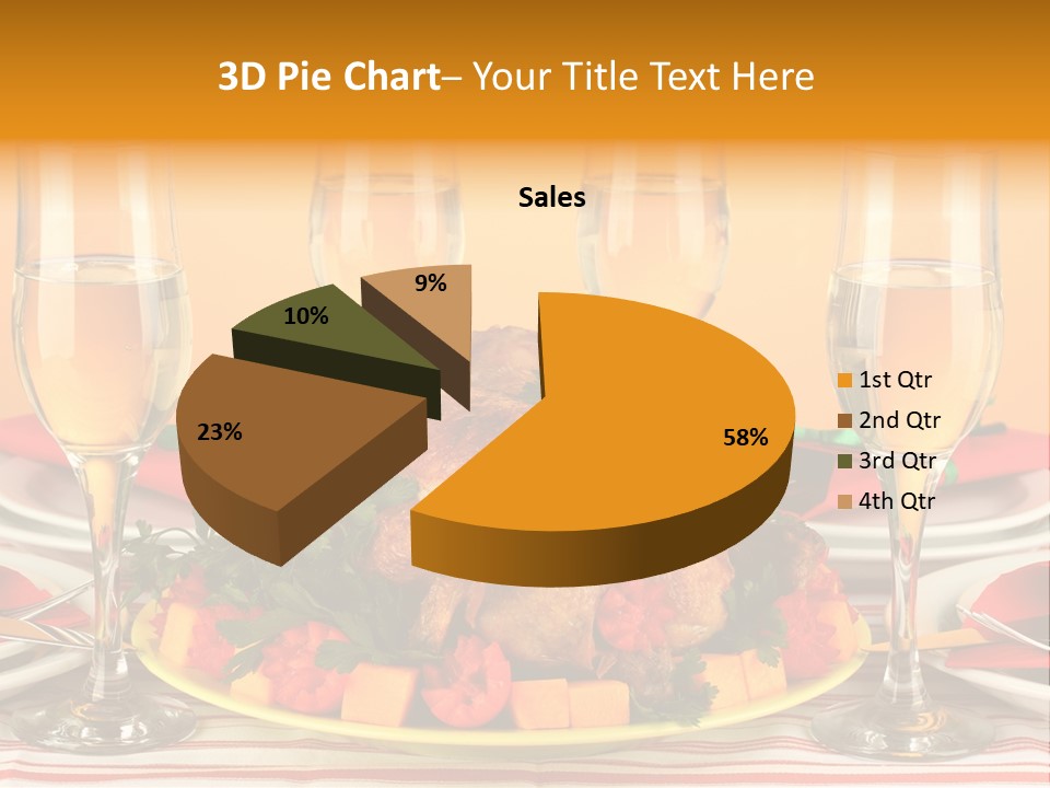 Barbecue Thanksgiving Roast PowerPoint Template