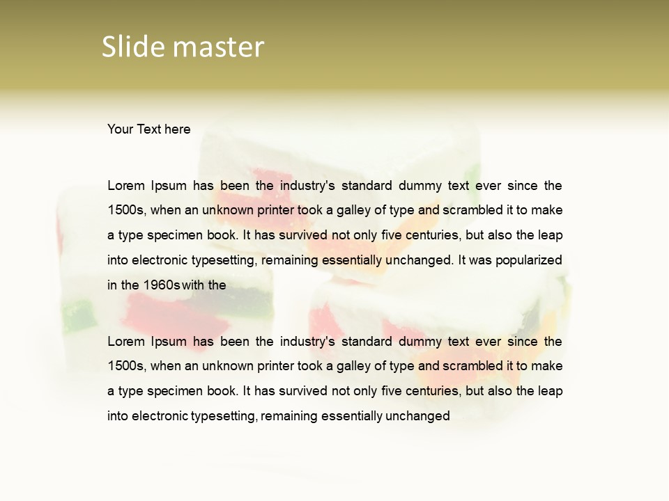 Sweet Food Fruit PowerPoint Template