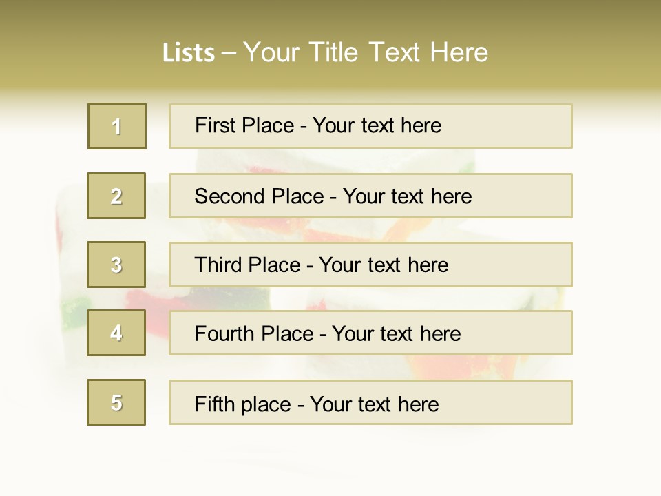 Sweet Food Fruit PowerPoint Template