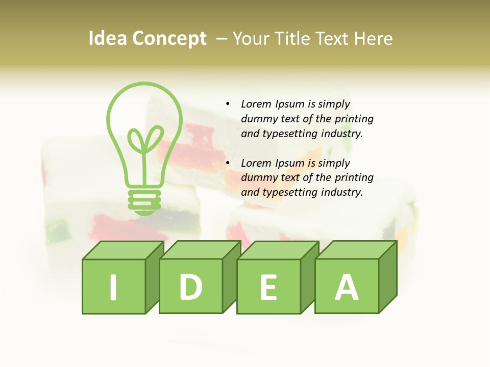 Sweet Food Fruit PowerPoint Template