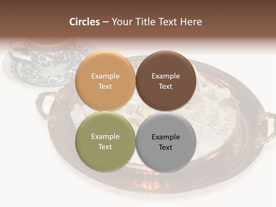 Tatl Kahve Ceviz PowerPoint Template