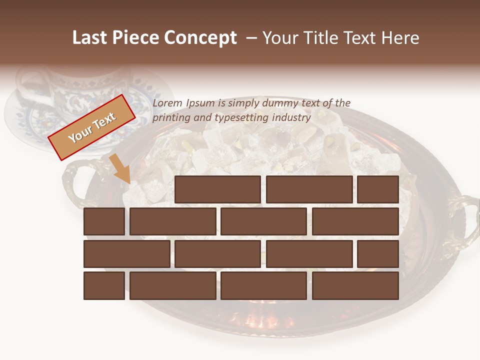 Tatl Kahve Ceviz PowerPoint Template