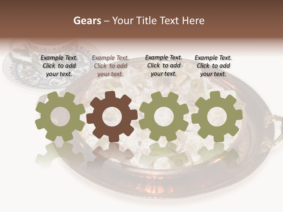 Tatl Kahve Ceviz PowerPoint Template