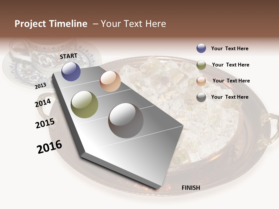 Tatl Kahve Ceviz PowerPoint Template