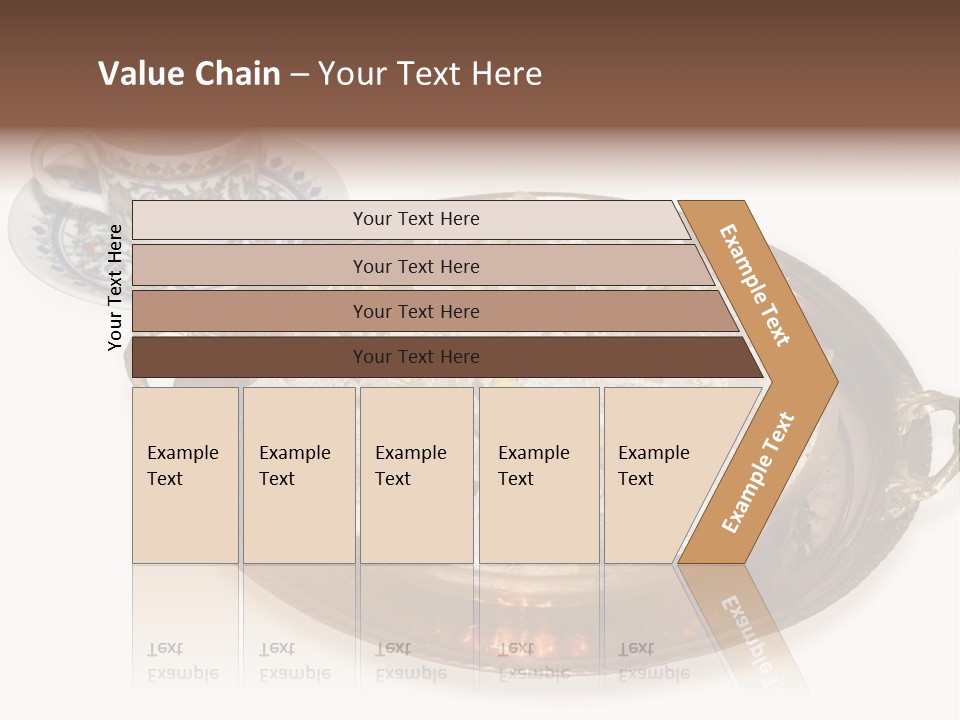 Tatl Kahve Ceviz PowerPoint Template