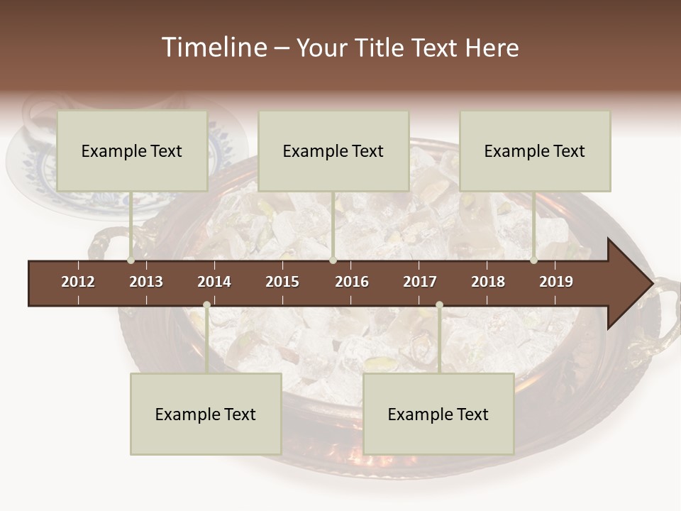 Tatl Kahve Ceviz PowerPoint Template