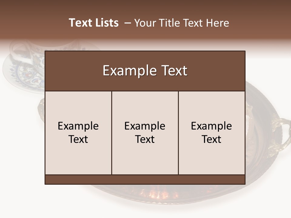 Tatl Kahve Ceviz PowerPoint Template