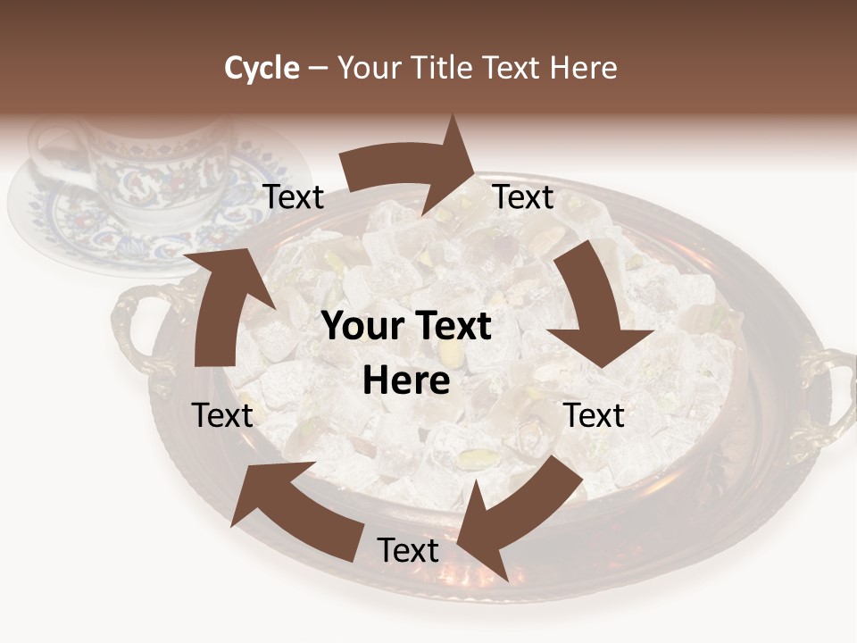 Tatl Kahve Ceviz PowerPoint Template