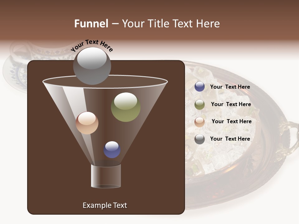 Tatl Kahve Ceviz PowerPoint Template