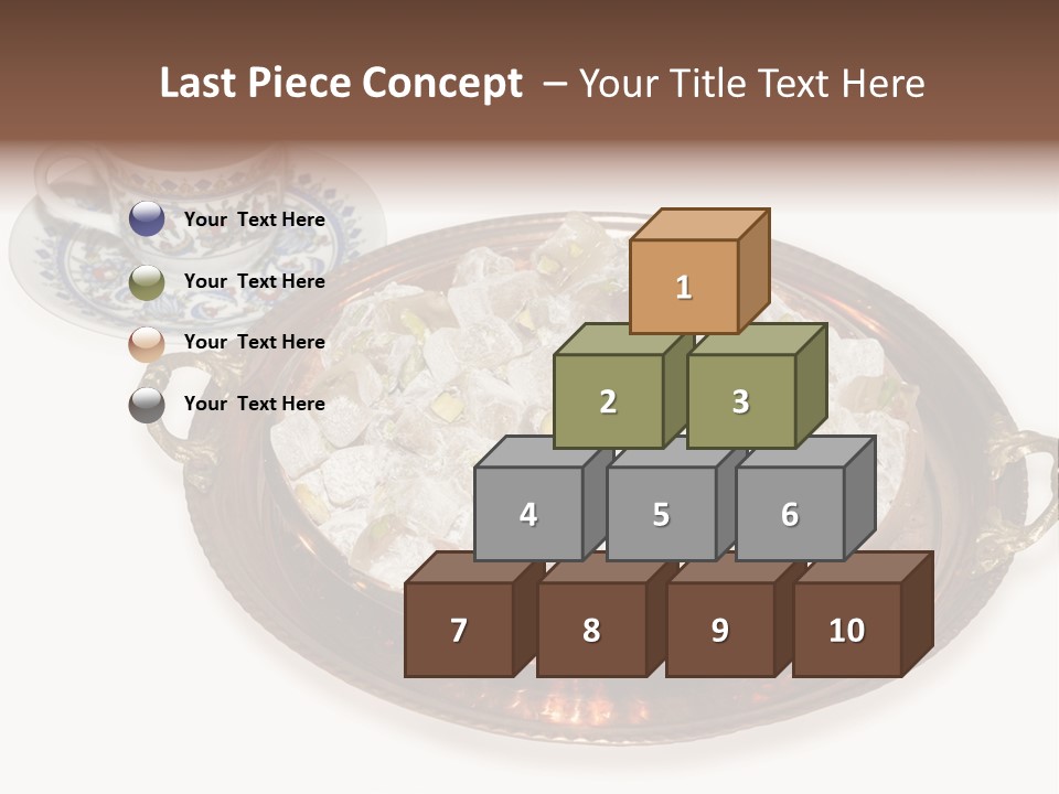 Tatl Kahve Ceviz PowerPoint Template