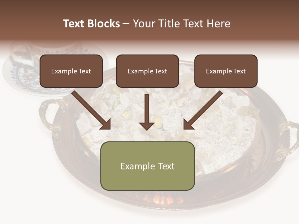Tatl Kahve Ceviz PowerPoint Template
