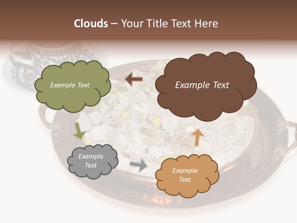 Tatl Kahve Ceviz PowerPoint Template