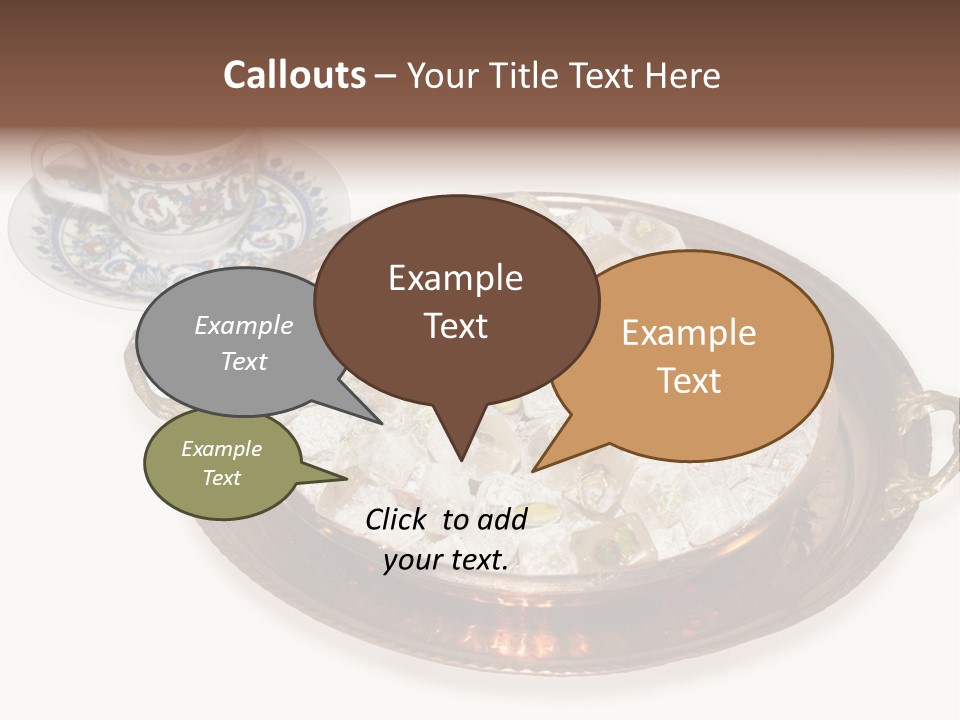 Tatl Kahve Ceviz PowerPoint Template