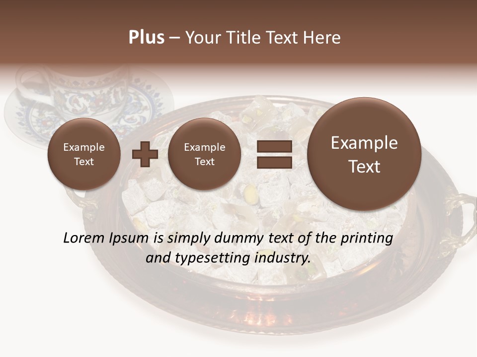 Tatl Kahve Ceviz PowerPoint Template