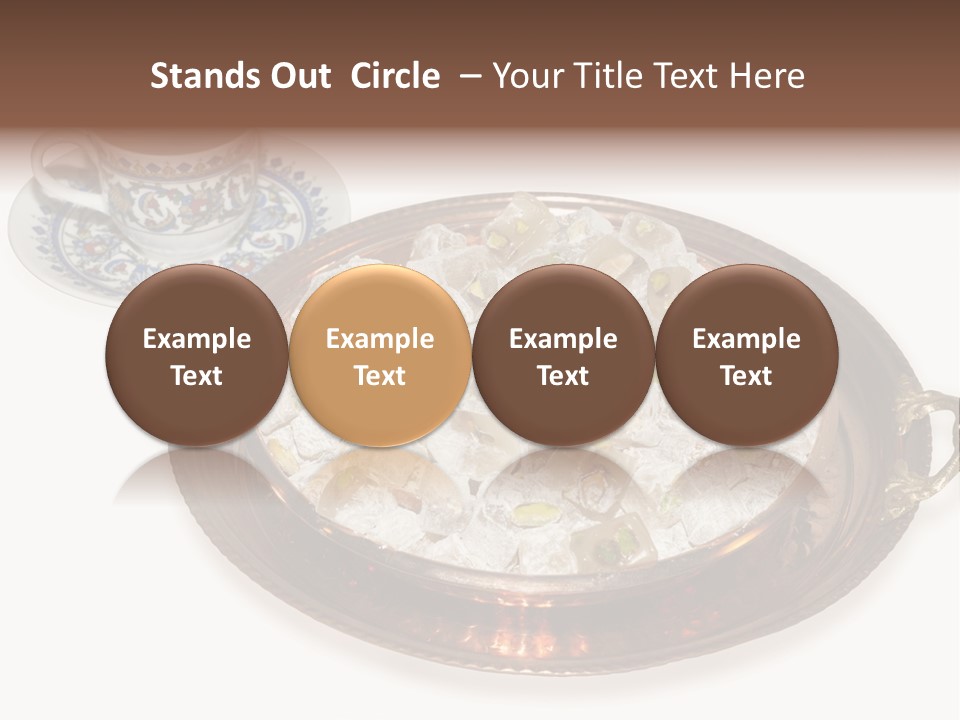 Tatl Kahve Ceviz PowerPoint Template