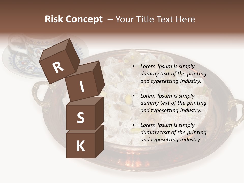 Tatl Kahve Ceviz PowerPoint Template