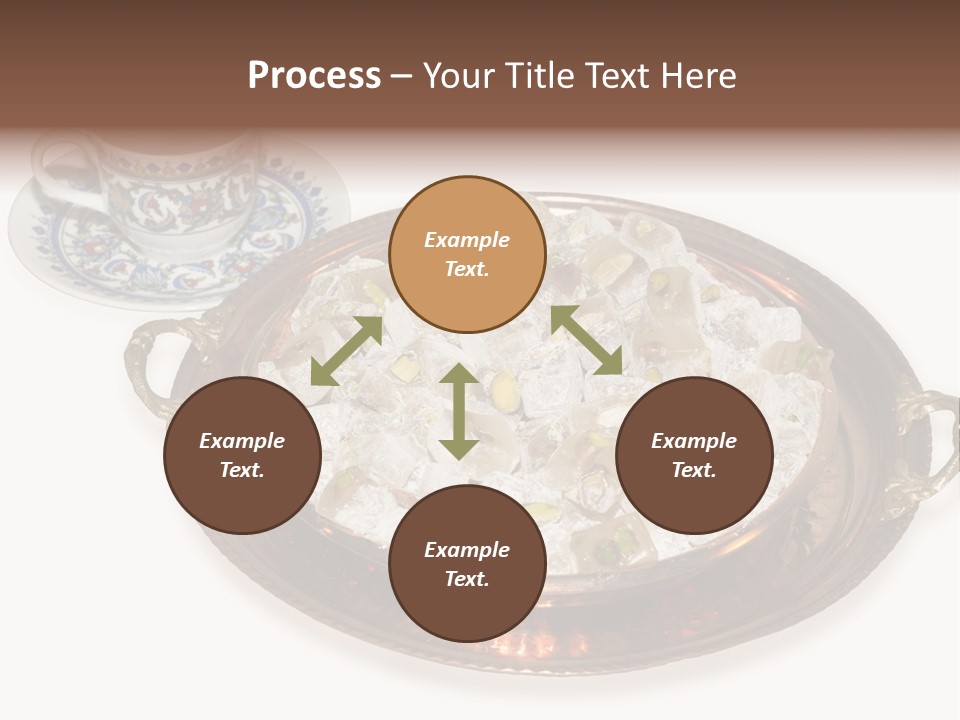 Tatl Kahve Ceviz PowerPoint Template