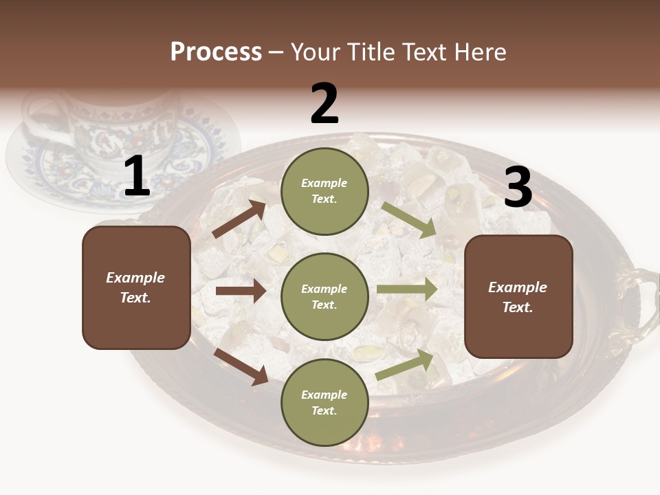 Tatl Kahve Ceviz PowerPoint Template