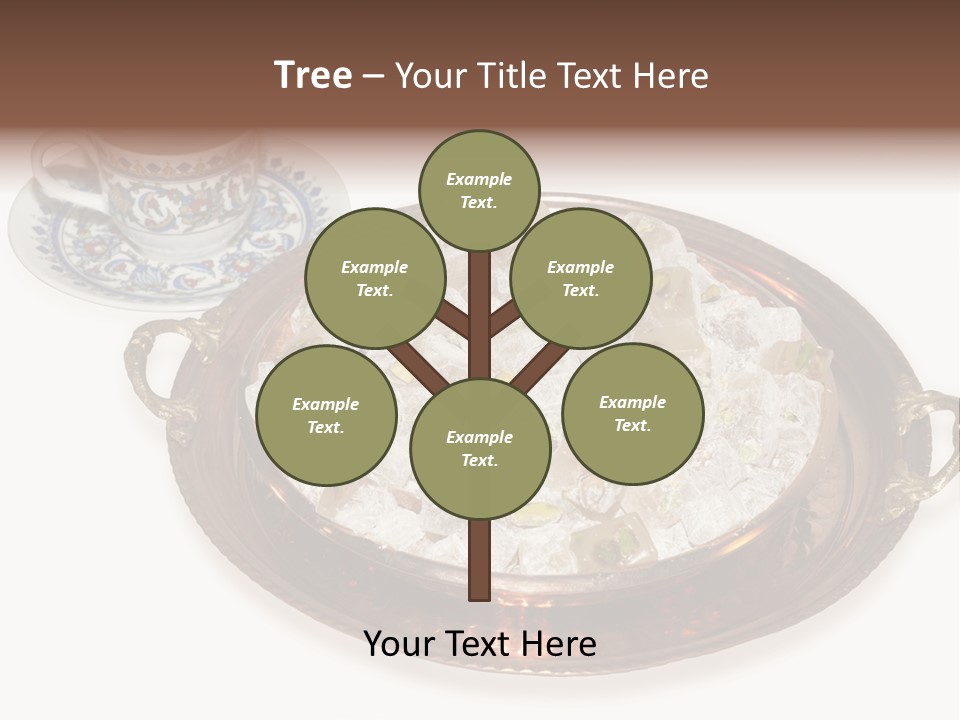 Tatl Kahve Ceviz PowerPoint Template