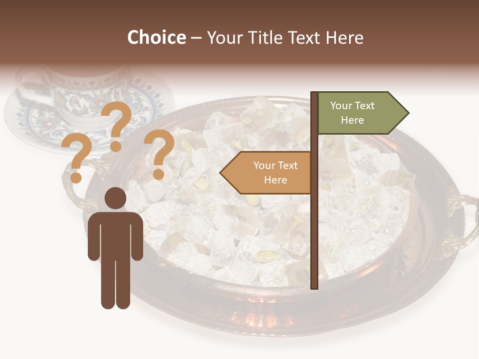 Tatl Kahve Ceviz PowerPoint Template